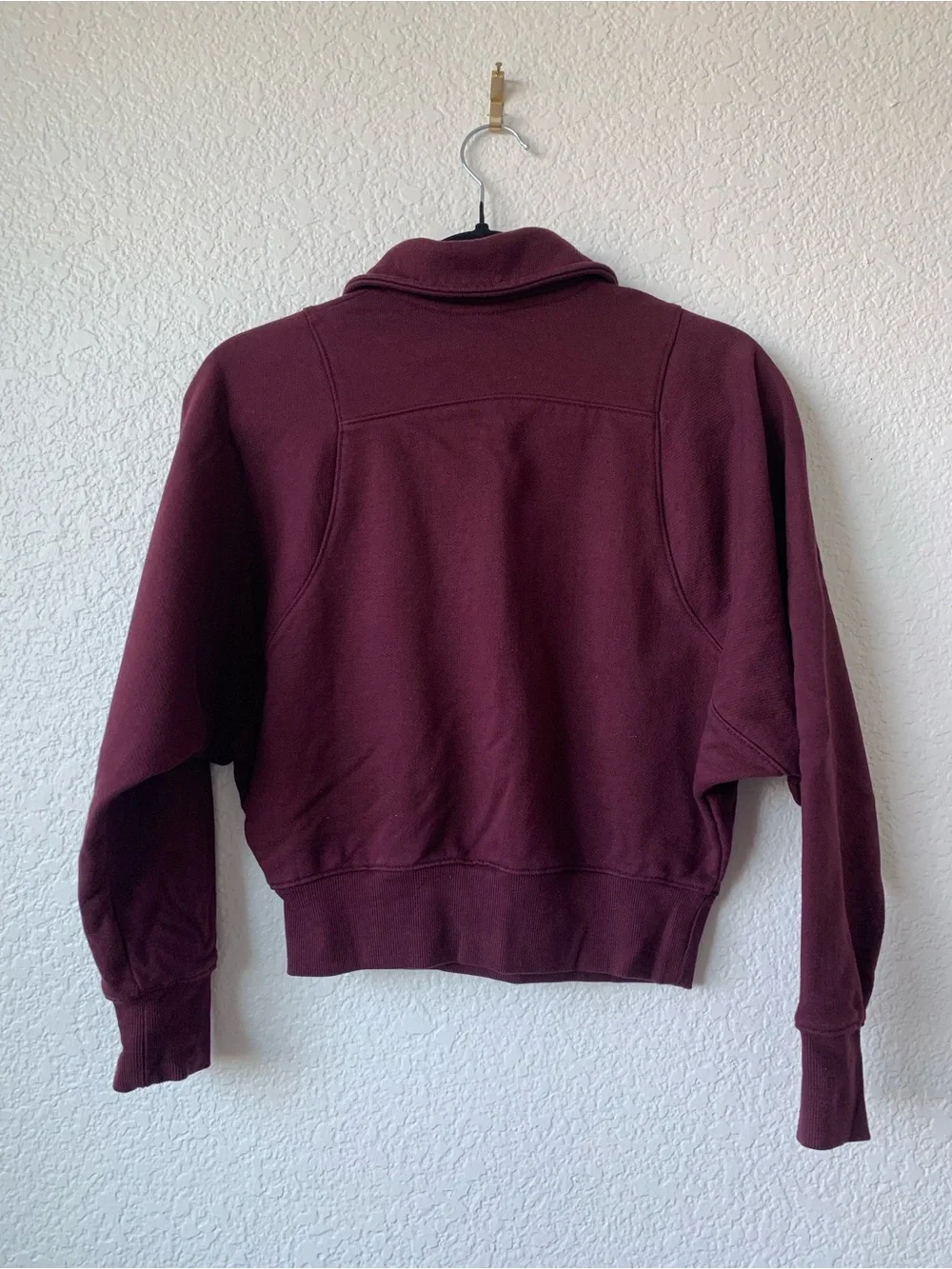 wild fable Burgundy Half-Zip Pullover Sweatshirt - Picture 2 of 9